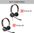 Replacement Ear Pads for Jabra Evolve2 65 (65MS 65UC USB)/Evolve2 40 (40UC 40MS USB)/Elite 45h On-Ear Wireless