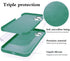 OnePlus Nord N20 5G Case, Dark Green, Silicone Liquid Soft Smooth Touch Shockproof Thin Cover