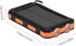 SUNGOOYUE 10000mAh IP6, Bank Kit, Portable Outdoor Fast Charger with Dual USB Ports, for Camping Travel Hiking (Black