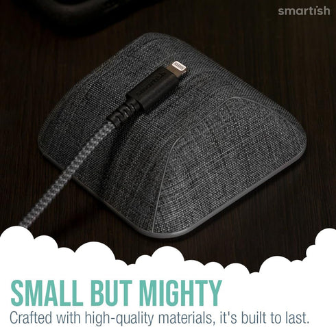 Smartish Magnetic Cord Holder - Cable Wrangler Organizer with Magnet Clips for Charger Management on Desktop or