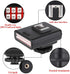 Portable Infrared Camera Night Vision Lamp, 20M LN-3 Double Row USB Charging Photography Night Vision Light