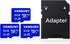 Vansuny Micro SD Card 64GB, 3 Pack, microSDXC Memory Card with SD Adapter, A1 App Performance, V30 4K Video