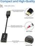 4K DisplayPort (DP) to HDMI Adapter, Gold-Plated Display Port to HDMI Converter (Male to Female) - Black