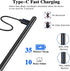 Luntak 4 Stylus Pen for Android and IOS Touch Screen Pen,Tablet Pencil with Pom Tip,Magnetic Phone Stylus Compatible