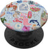 Coastal Retro Cowgirl Vibrant Floral Ocean Preppy Collage PopSockets Standard PopGrip
