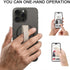 Generic Elastic Phone Grip Holder Strap with Metal Frame Slim Anti-Slip Finger Strap for Smartphones, Universal