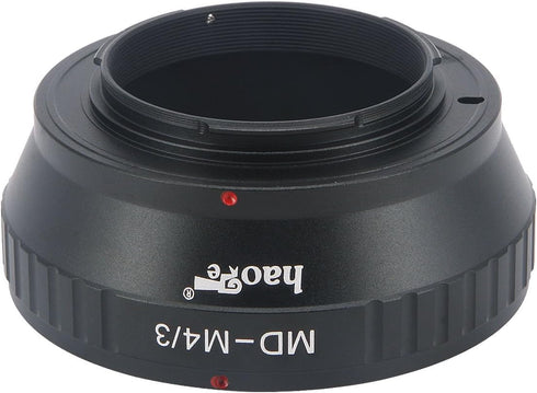 Haoge Manual Lens Mount Adapter for Minolta Rokkor MD MC to Olympus Panasonic Micro Four Thirds MFT