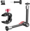 Taisioner 9.8" Magic Arm Clamp Kit with 1/4" 3/8" Screw 360 Ball Heads