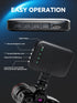 GLOUEN 4 10 3000mAh RGB Selfie Light for iPhone, Portable Phone Light Clip with Light Modes & Brightness Levels