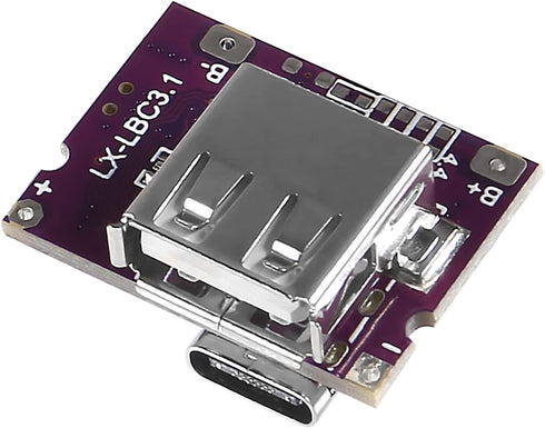 6PCS Type-C USB 5V 3.1A Boost Converter Step-Up Power Module IP5310 with Switch LED Indicator for Mobile Power Bank