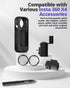 for Insta 360 X4 Silicone Protective Case with Lens Cap, Screen Protector for 360 X4 Accessories, Protective