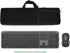 Keyboard Carrying Case Shockproof Protection Sleeve Pouch Bags for Logitech MK955,K950 Signature Slim Wireless Keyboard and Mouse Combo
