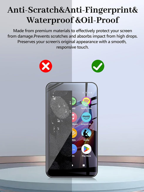 Arxonis 5-Pack G5 MP3 6H Screen Protector for Innioasis Player, Hardness Tempered Glass, Anti-Fingerprint,Anti-Scratch