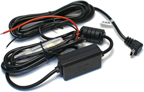 EDO Tech 10 ft Hardwire Car Charger Power Cable Kit for Garmin Dash Cam 10, 20, 30, 35, Cobra CDR810, CDR830