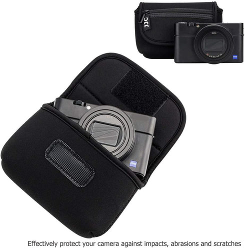 JJC Compact Camera Case Travel Pouch Sleeve for Canon G7X, G9X, G5X, SX740, SX620, Sony ZV-1 II, ZV1II, ZV1, ZV-1F,