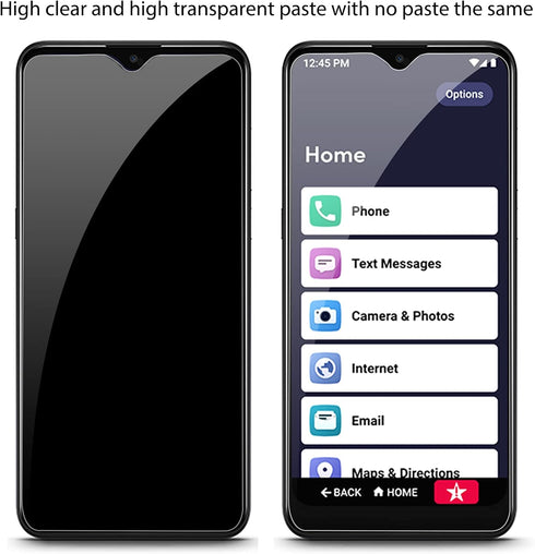 Ailiber (2 Pack) Compatible with Lively Smart Screen Protector, Jitterbug Smart3 5007S, Anti-Scratch, HD Clear, Bubble