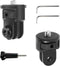 Aluminum Camera Tripod Mount Adapter with 1/4"-20 Adapter Screw for Insta 360 X4 X3 X2 X, DJI Pocket 2, Go Pro