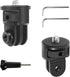 Aluminum Camera Tripod Mount Adapter with 1/4"-20 Adapter Screw for Insta 360 X4 X3 X2 X, DJI Pocket 2, Go Pro