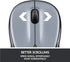 Logitech M325 Wireless Mouse with Designed-For-Web Scrolling - Light Silver