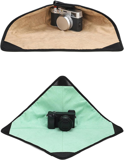 Generic Protective Camera Wrap Cloth Self-Adhesive Lens Cover Magic Fabric Anti-Scratch Pouch for