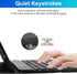 LAMA Slim Detachable Keyboard Case for iPad 10th Generation 10.9" 2022, Wireless Keyboard Case with Pencil Holder, Black