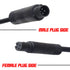 YiePhiot (4-pin 6.5ft 2m) Extension Cord Dash Cam Backup Camera Rear View Mirror Camera Recorder Cable /
