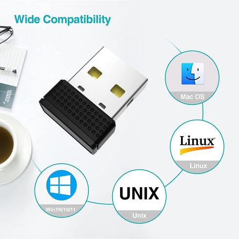 Mouse Jiggler,Undetectable Mouse Mover Device USB Port for PC,Mouse Wiggler Shaker for Computer,Keep PC Awake,Prevent PC Entering Sleep Mode,Simulate Movement,Driver-Free,No Software