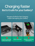 mcdodo Smart LED Auto Disconnect Nylon Braided Sync Charge USB Data Cable (6FT) Compatible with iPhone 14/13/12/11