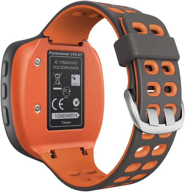 ANCOOL Compatible with Garmin Forerunner 310XT Watch Band, Soft Silicone Replacement Strap for Forerunner 310XT
