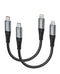 Dasku 1FT USB C to Lightning Cable, 12 inch iPhone Charging Cable, Short Fast Nylon Braided USBC iPhone Charger Cord