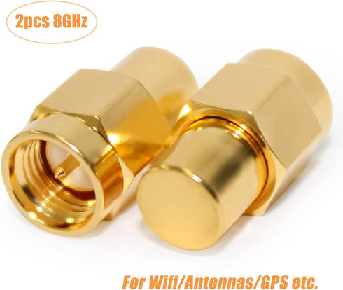 TOJOIN 2pcs SMA Male Load/RF Termination Load DC to 8GHz Coaxial SMA Terminators Load Plug RF Test Equipment Connector Adapter 50 Ohm 0.25W VSWR =1.2 Standard of MIL-C-39012