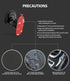 Ringke Magnetic Gear Phone Car Holder, Universal Powerful Neodymium Magnet with 360° Rotation