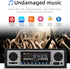 Classic Single Din Car Radio with Bluetooth, FM Radio, Hands-Free Calling, USB, SD, AUX Port, Audio Recording, Remote