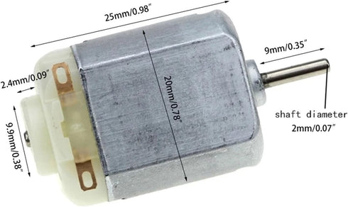 HHBL8I 62CE DC1-6V 130 Small Motor Highly Speed Electric Hobbies Motor for Toy Four-wheel Drive Car Boats Engine Model
