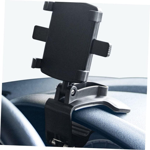 FONDOTIN 6.29X3.70X3.34In Car Phone Mount Dashboard Holder Universal Clip Stand for Vehicle Cell Phones Navigation Rack