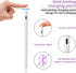 iPad Pencil 10th Generation for Apple iPad, Fast Charging Stylus Pen with Palm Rejection and Tilt Sensitivity