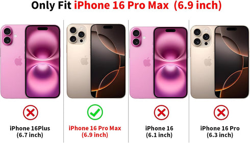 Vulfwela 16 6.9", Bookshelf Phone Case for iPhone Pro Max Brown Vintage Bookcase Style Case Cute Aesthetic Fall Autumn