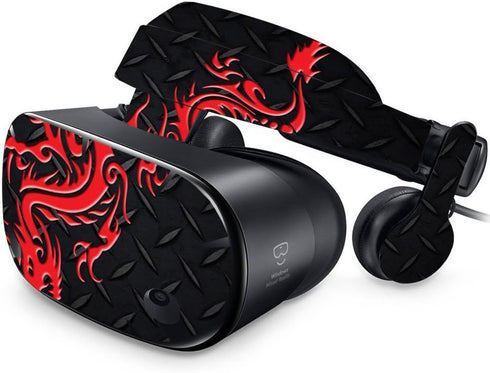 MightySkins Skin for Samsung Odyssey VR - Red Dragon | Unique Vinyl Decal Wrap Cover, Durable, Easy to Apply, Remove