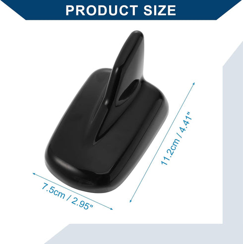 Hihaha A4 2017-2020 1 Antenna Decor Cover for Audi / Car Shark Fin Shape Antenna Roof Aerial Cover Trim Car/Plastic /