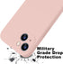 Ktele iPhone 13 Case, 6.1 inch Premium Liquid Silicone, Soft Microfiber Lining, Anti-Scratch, Pink Sand