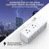 QINLIANF USB Outlet Extender Surge Protector, Multi Plug Power Strip with 3 USB Ports