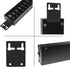 Vantec 10-Port USB 3.0 Hub, Aluminum, Full Powered, Mountable, with All Ports Data & Charging Up to 1.5A, BC 1.2,