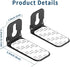 notiela 2 Pack Universal Soundbar Mount Shelf for Samsung, Sony, LG, Vizio, Bose, and More