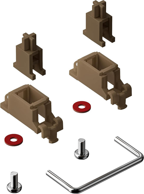 GATERON Screw in Stabilizer for 60% Mechanical Keyboard Satellite Switch 7U 6.25U 2U(Khaki)