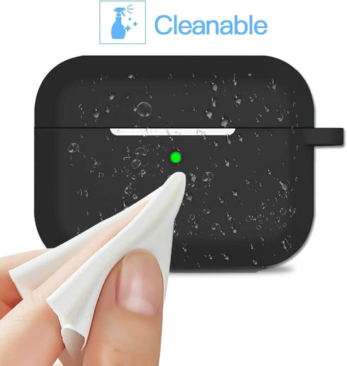 Compatible with Echo Buds 2 Case, Lamshaw Silicone Protective Cover for Easy Carrying (Black)