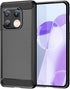 Shockproof Carbon Fiber Sheath Phone Case for OnePlus 10 Pro 5G, Soft TPU, Black