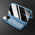 HENGHUI Lockable Anti Peeping Case for iPhone 13 Pro - Magnetic Glass Case with Built-in Camera Lens Protector