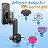 Car Phone Holder for Socket Mount, Air Vent Phone Holder for Pop Grip, 360° Adjustable AC Vent Clip for All Smartphones
