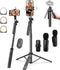 Yeaki Vlogging Kit for iPhone/Android, 71" Selfie Stick Tripod for iPhone with Light,