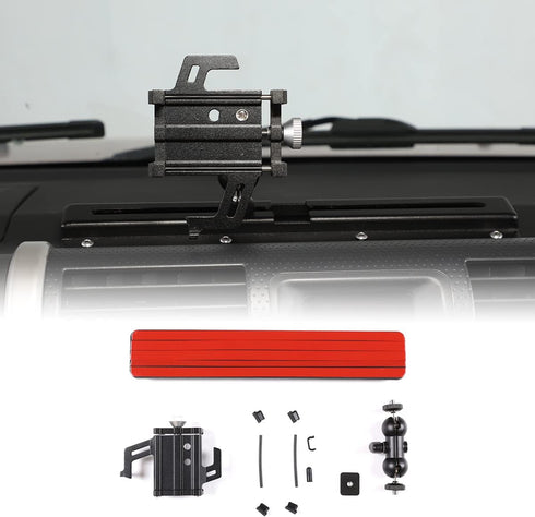 Car Instrument Panel Track Mobile Phone Holder for Toyota FJ Cruiser 2007-2021, Multifunctional Phone Holder Accessories
